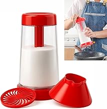 Tapioqueira MASTER 3 em 1 – Peneira, Polvilhador de Tapioca e Armazenador de Goma | Compacta, Funcional e Sem Bagunça