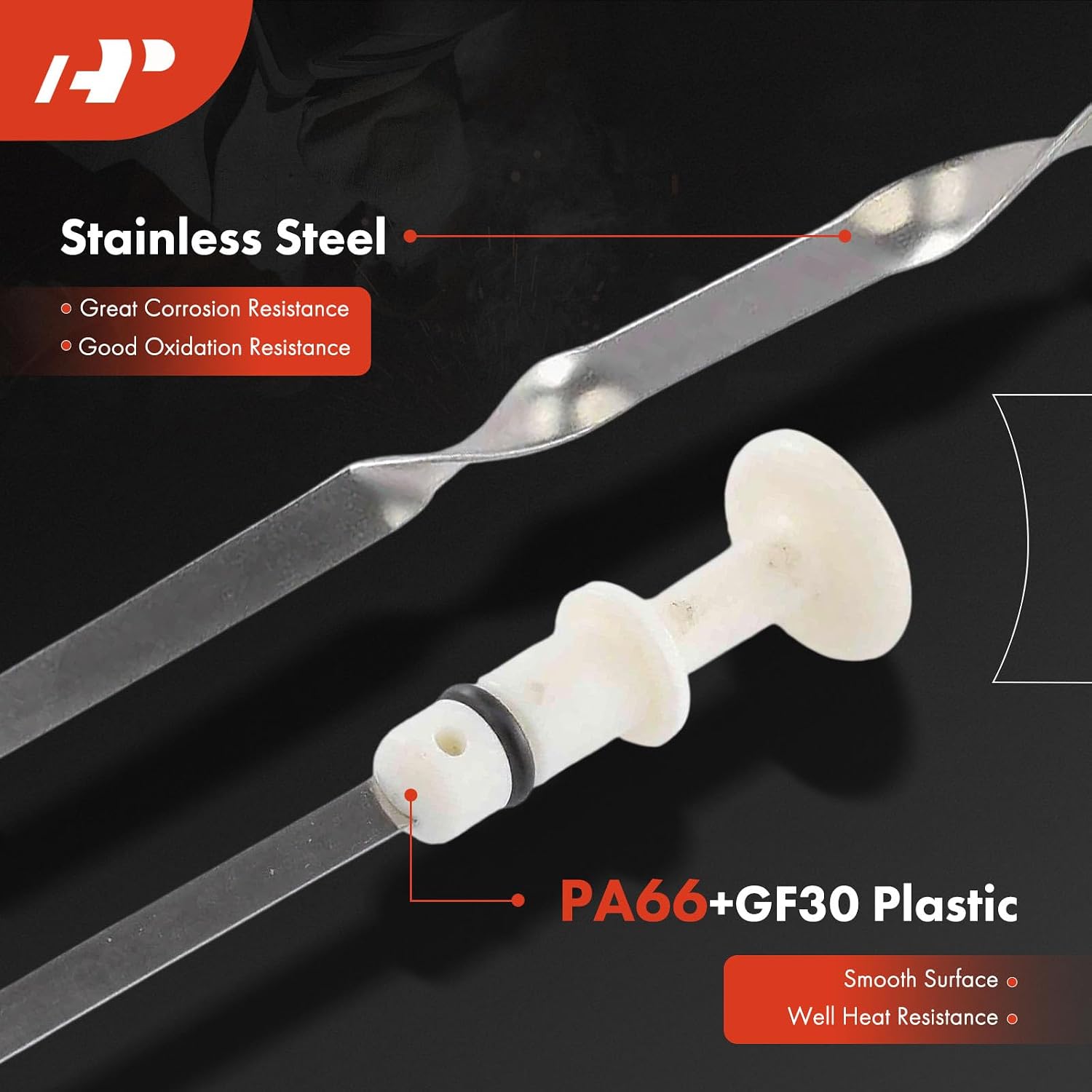 A-Premium V6 3.0L Engine Oil Dipstick Compatible with Mitsubishi Outlander 2007-2020, Engine Oil Measuring Rod Dip Stick