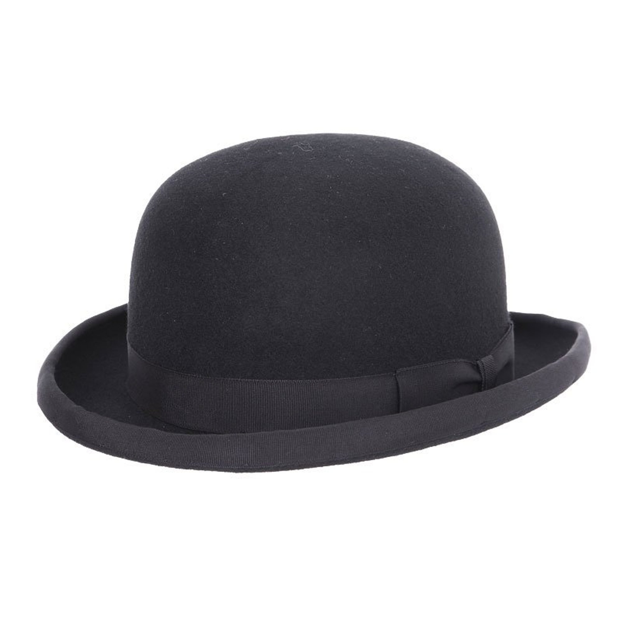 Hawkins Boys Nero Childs 100% Wool Felt Quality Bowler Hat With Elasticated Inner To Fit Max 56Cm
