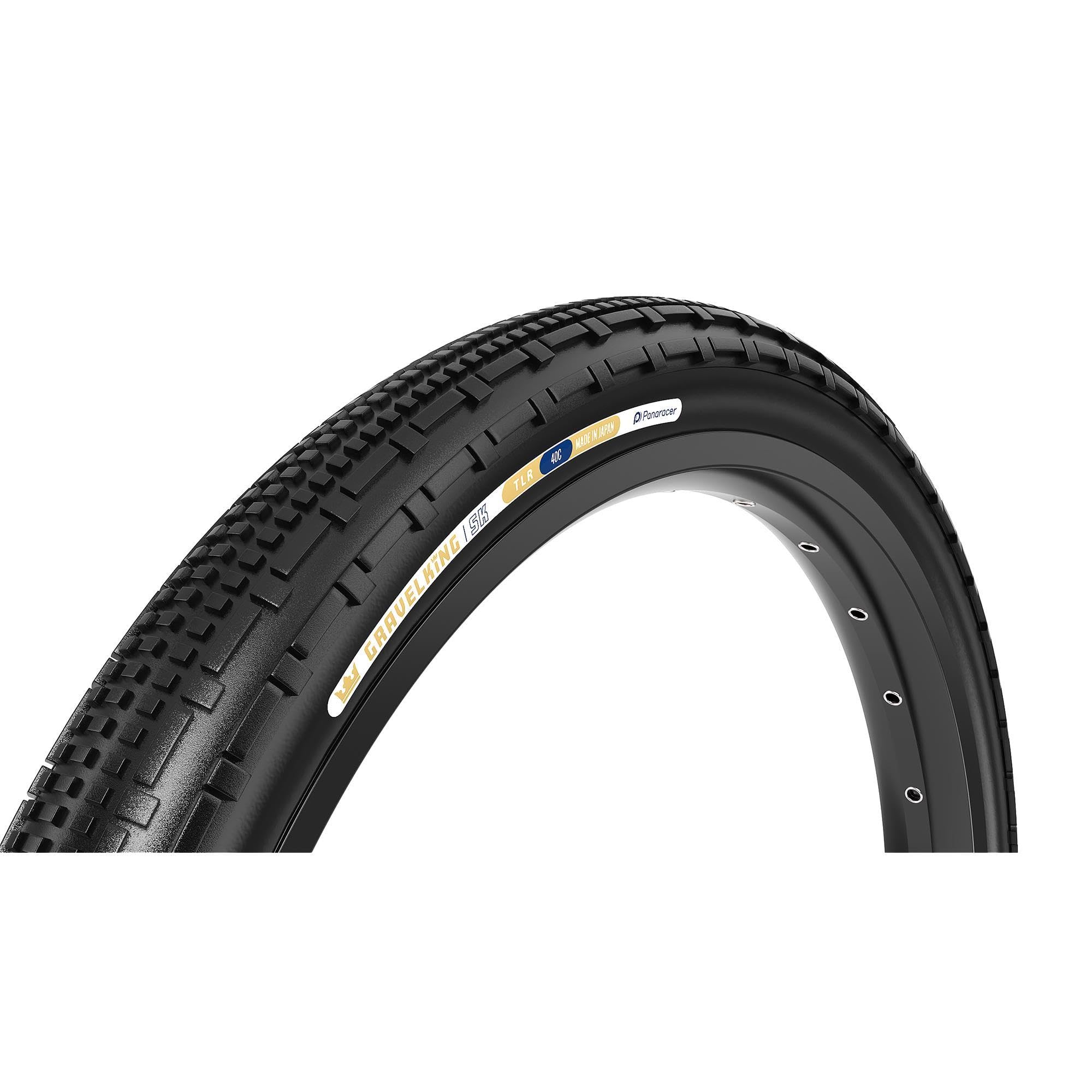 Panaracer Gravelking SK TLR Tubeless Ready Folding Gravel Bike Tyres | ZSG Gravel Compound Bicycle Tyres with Puncture Resistant Beadlock Technology | 120Tpi Tufftex Casing 700c Bike Tyre