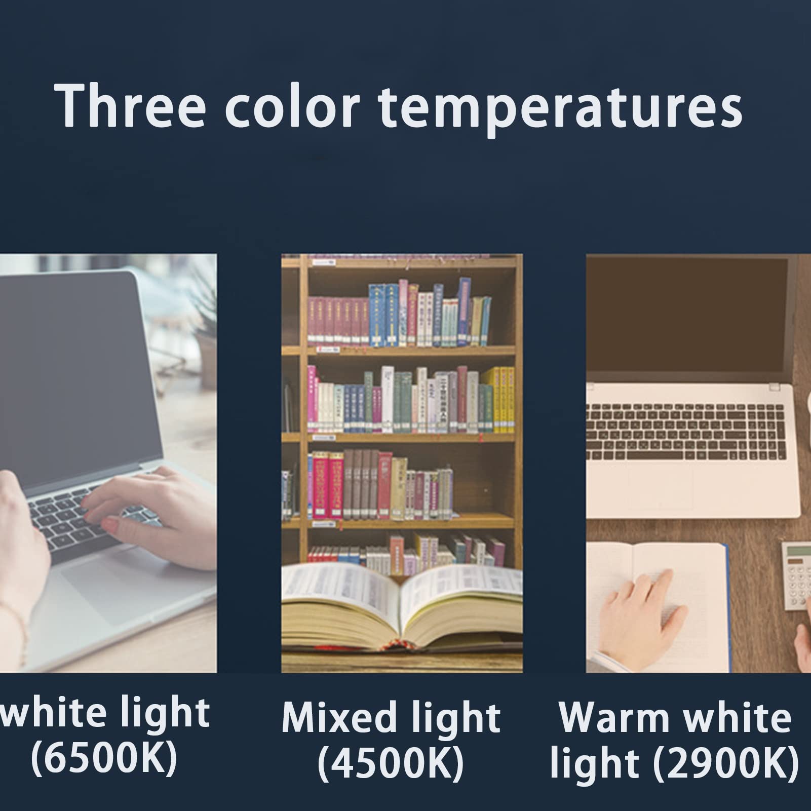 HEATED Laptop Monitor Lampada, Wodgreat Lampada da Lettura Luce LED Scrivania for la Protezione degli Occhi USB Luce Monitor con Regolazione Manuale Lampada for la