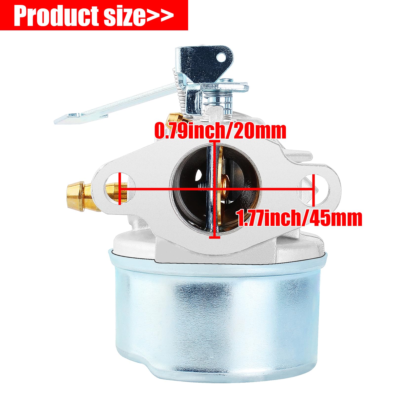 YOFMOO Carburetor Compatible for Tecumseh 632552 632557 632557A 632560 632560A 632641 640086 640086A 640092 640092A 640098 640098A 640311 HSK600 HSK635 TH098SA 3HP 3.25HP 3.5HP 3.75HP Snowblower - Image 3