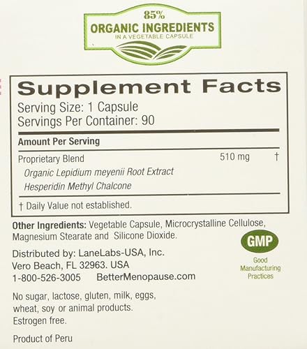 Miniatura 2 de LLK Warmi, Suplemento para el alivio de la menopausia (90 cápsulas)