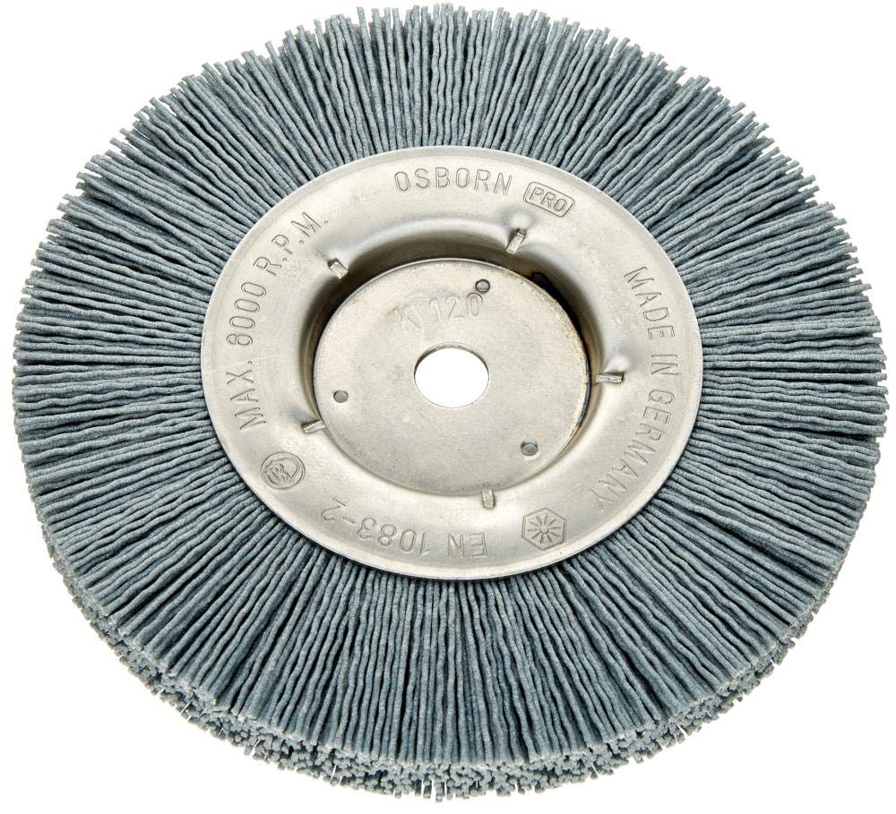 Osborn 9902515041 Rundbürste Körnung 120 gewellt aus Silizium-Carbid, 178 x 18 mm