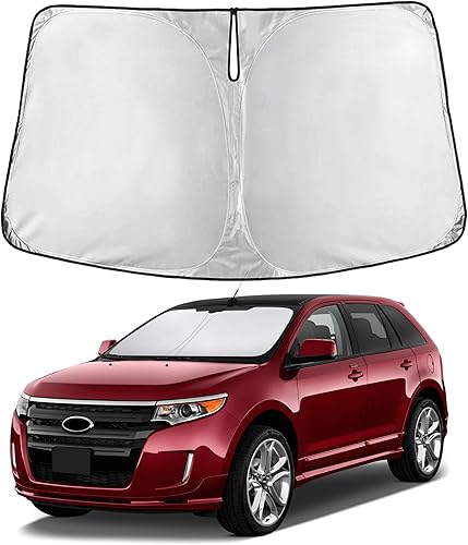 Miniatura 185 de EcoNour Parasol para parabrisas Rivian R1S / R1T 2022-2024 2025 2026, visera solar para parabrisas delantero y ventana, bloqueador de calor UV