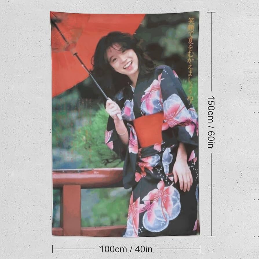 中森明菜　タペストリー Amazon.co.jp: [Lisianthus] 中森明菜 タペストリー ポスター 壁