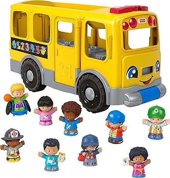 Fisher-Price Little People Big Yellow School Bus & Community Heroes Set
