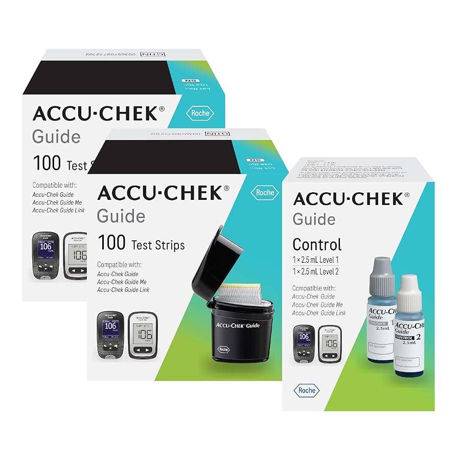 ■SUGAR■様 確認用 Amazon.com: Accu-Chek Guide Glucose Test Strips Kit for