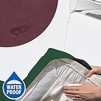 Vista 241 de Comfort Expression - Cama ortopédica para perros extragrandes, 53 x 42 pulgadas, cama impermeable y de apoyo de espuma con cojines removibles