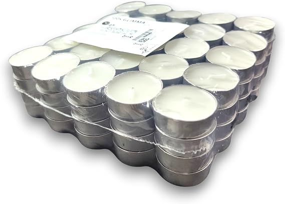 IKEA 100 Tealight Candle Unscented Home Holiday Party Decor GLIMMA