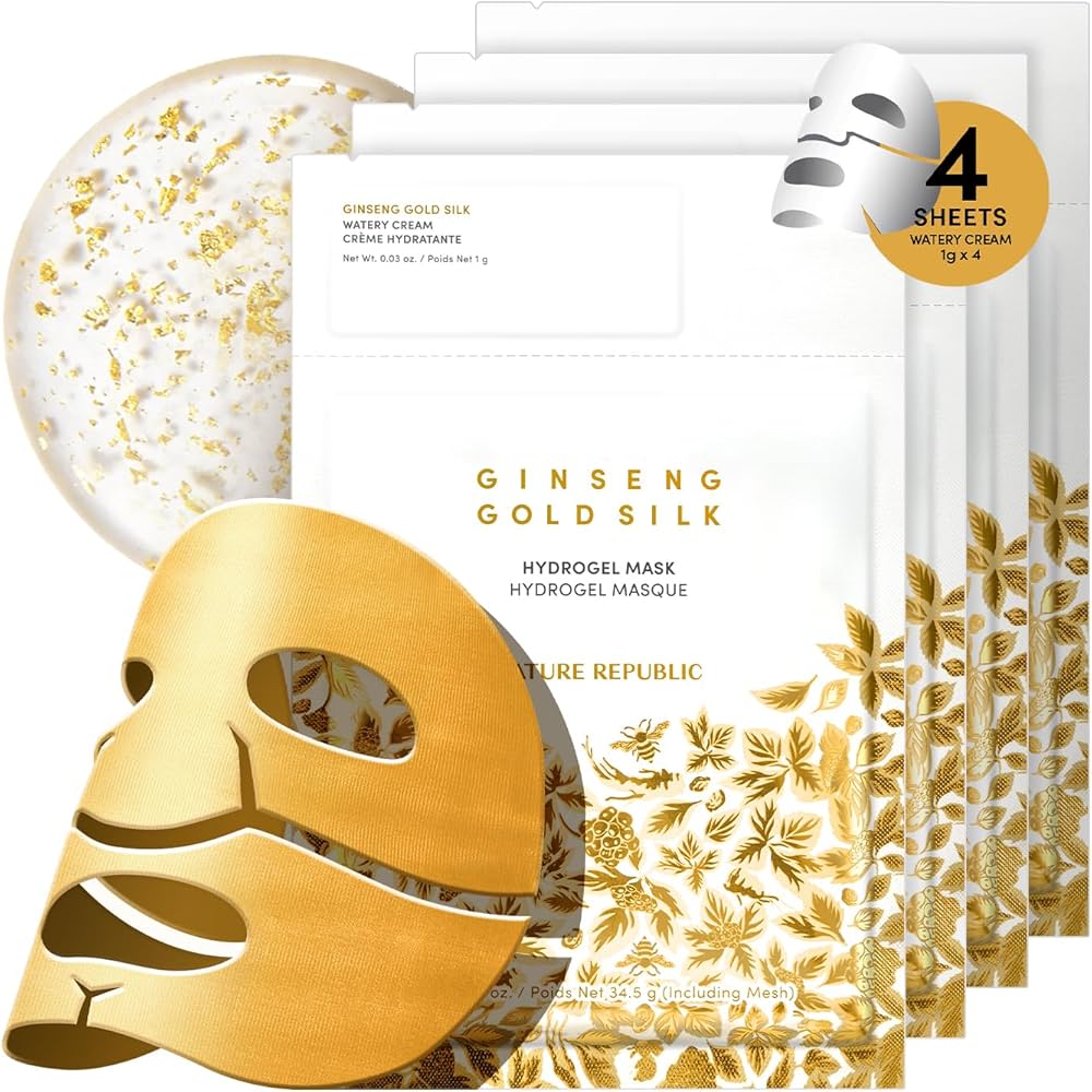 Amazon.com : Nature Republic 2-Step Ginseng Gold Silk Hydrogel