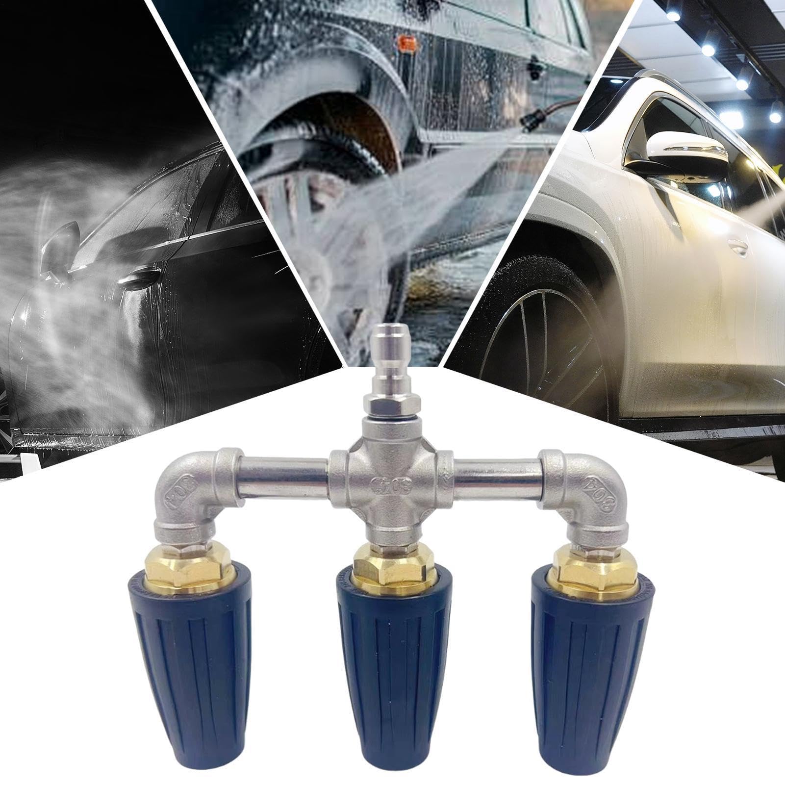 Boquilla Giratoria Para Hidrolavadora Boquilla Turbo De 275 Bar Con | Punta De Para Hidrolimpiadora Accesorios Para Paredes, Vidrio, Ladrillo, Concreto, Calzadas