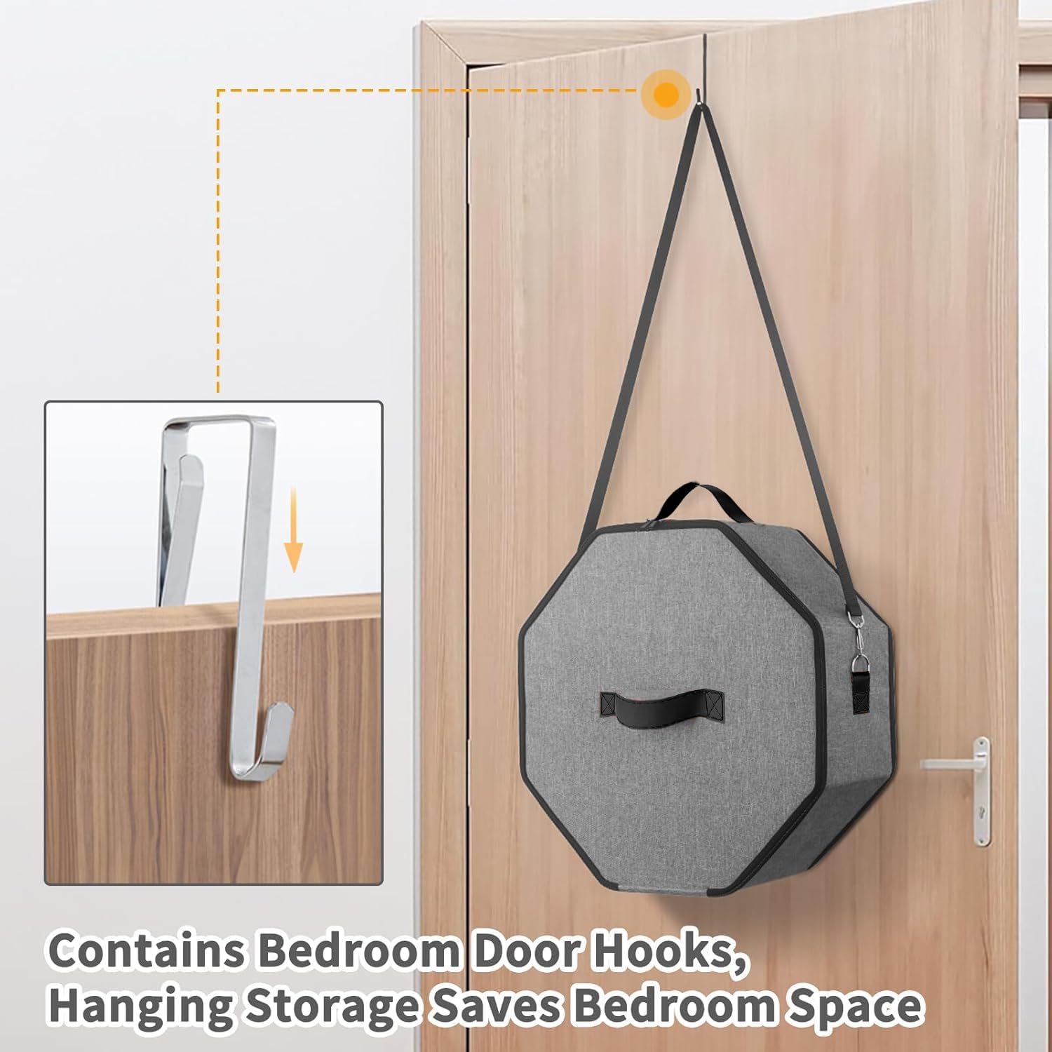 HINIHAO Hat Box for Travel and Storage, Hat Storage Box for Women and Men