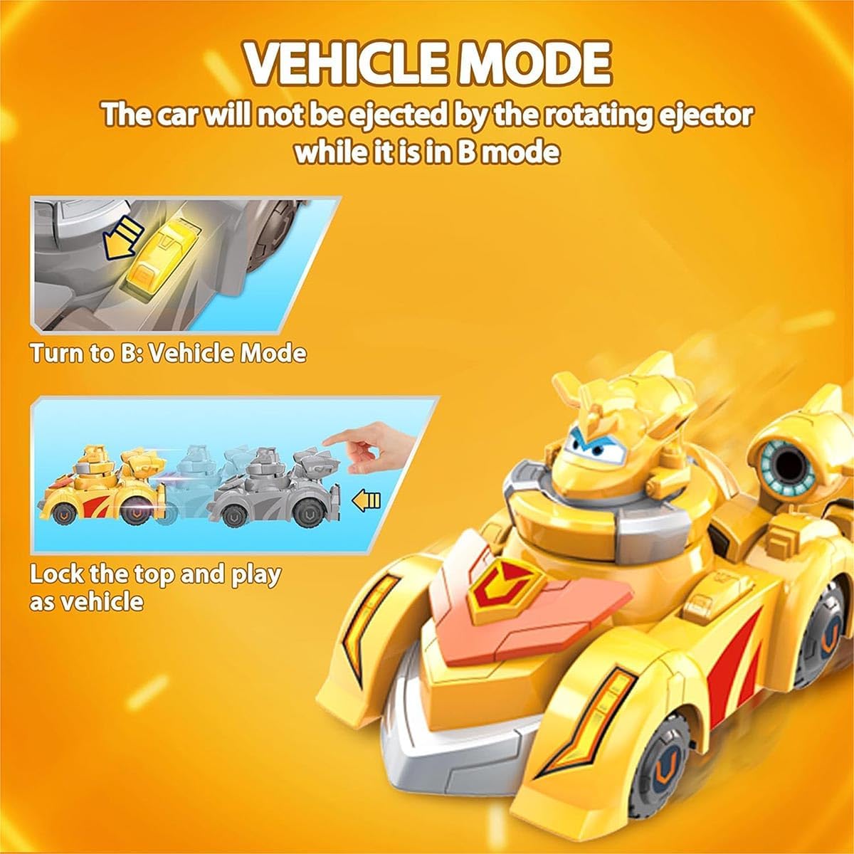 Golden BOY Super Wings Turning Figure Vehicle, Sunny
