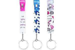 3PCS No Scratch Key Chain Card Puller for Manicure