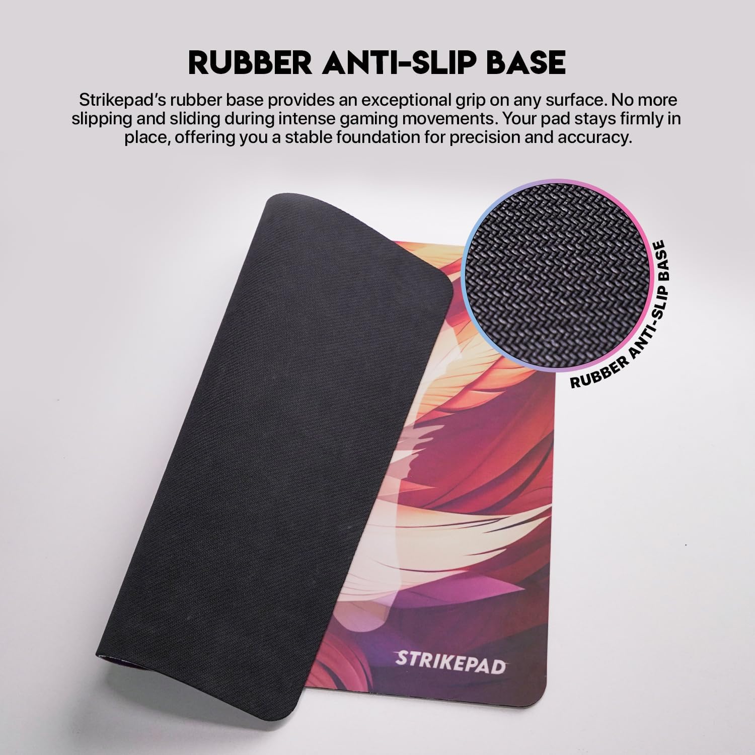 FANTECH Gaming Mouse Pad, Esports Mousepad Waterproof Surface Mousepad Anti-Slip Base Computer Mouse Mat