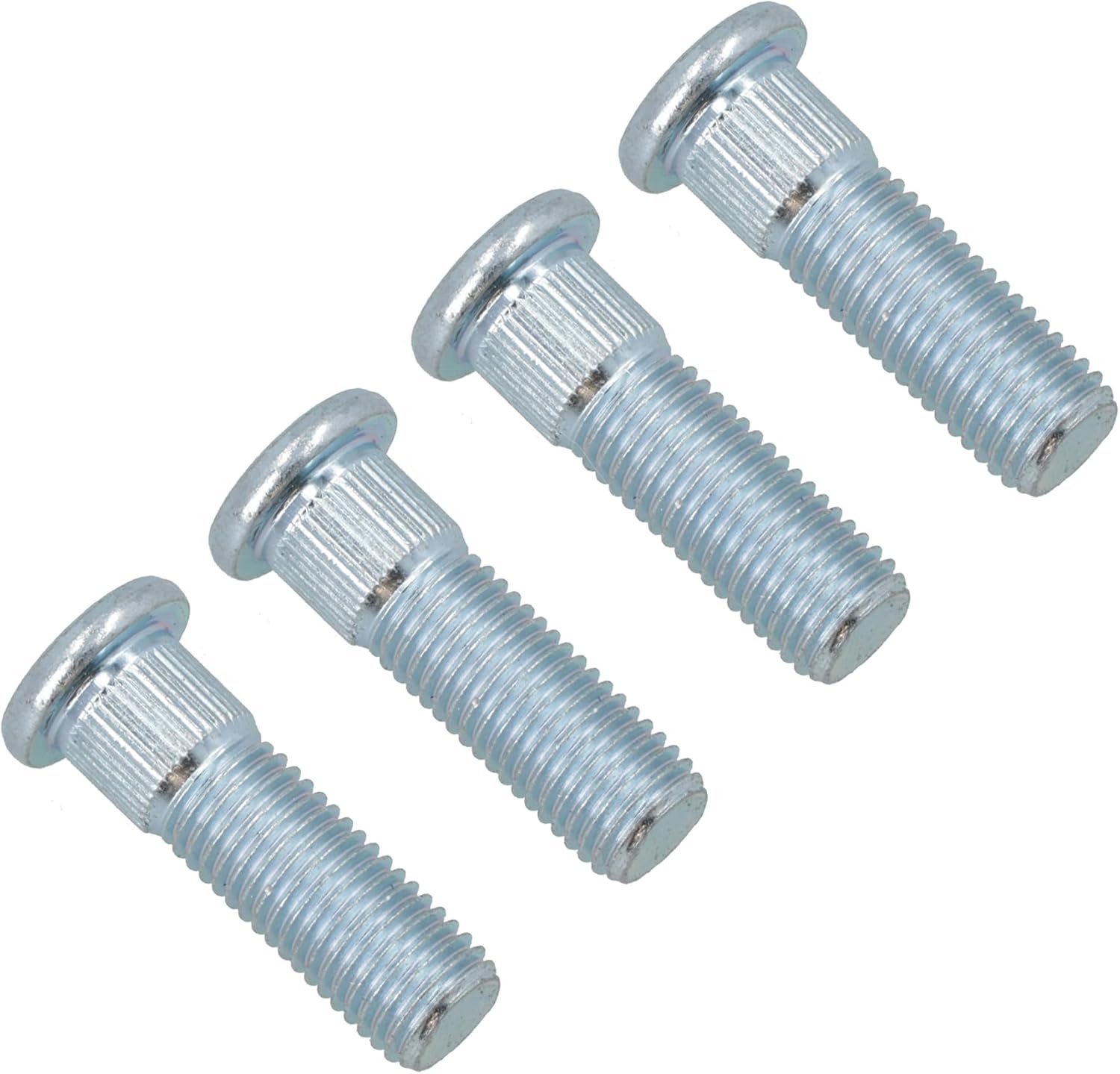 Pack of 4 M12 x 1.5 Wheel Studs for 100mm PCD 4 Stud Suspension Trailer Hubs
