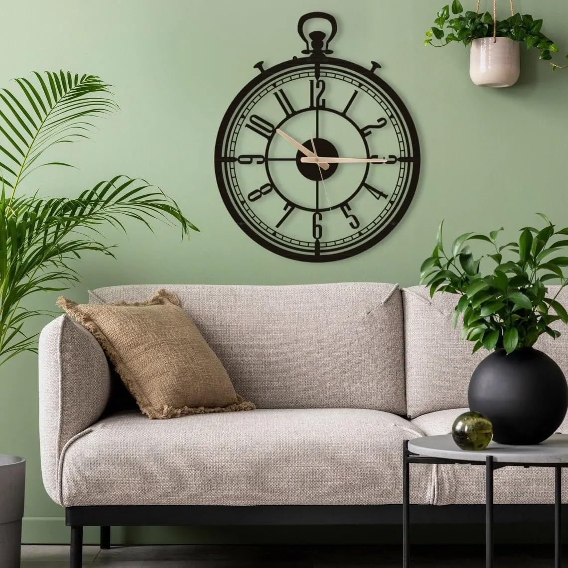 Designer Metal Wall Clock - Antique Style -1 Designer Metal Wall Clock - Antique Style -1