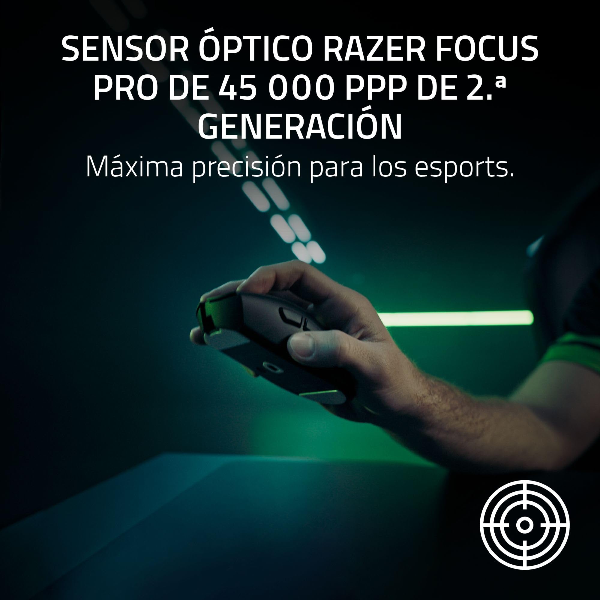 Razer DeathAdder V4 Pro NiKo Edition - Ratón para Esports ergonómico inalámbrico y Ultraligero - 57 g - 2,4 GHz Hyperspeed - Focus Pro 45K Sensor - 8K Hz Polling - Switches Gen-4 - PC/Mac | NiKo