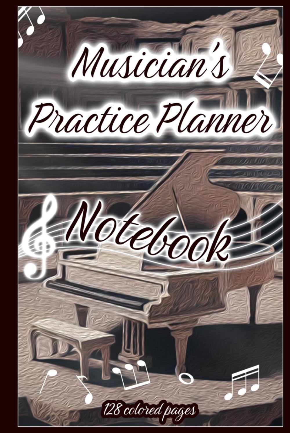 Cahier de musique pour planifier ses cours et composer au piano