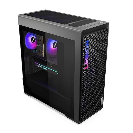Lenovo Legion Tower T7i Gaming AI Desktop-PC | NVIDIA GeForce RTX 5080 16GB GDDR7 | Intel Core Ultra 9 285K | 64GB RAM | 2TB SSD | Win11 | Storm Grau | 34L | 2 Jahre Premium Care | 3 Monate GamePass