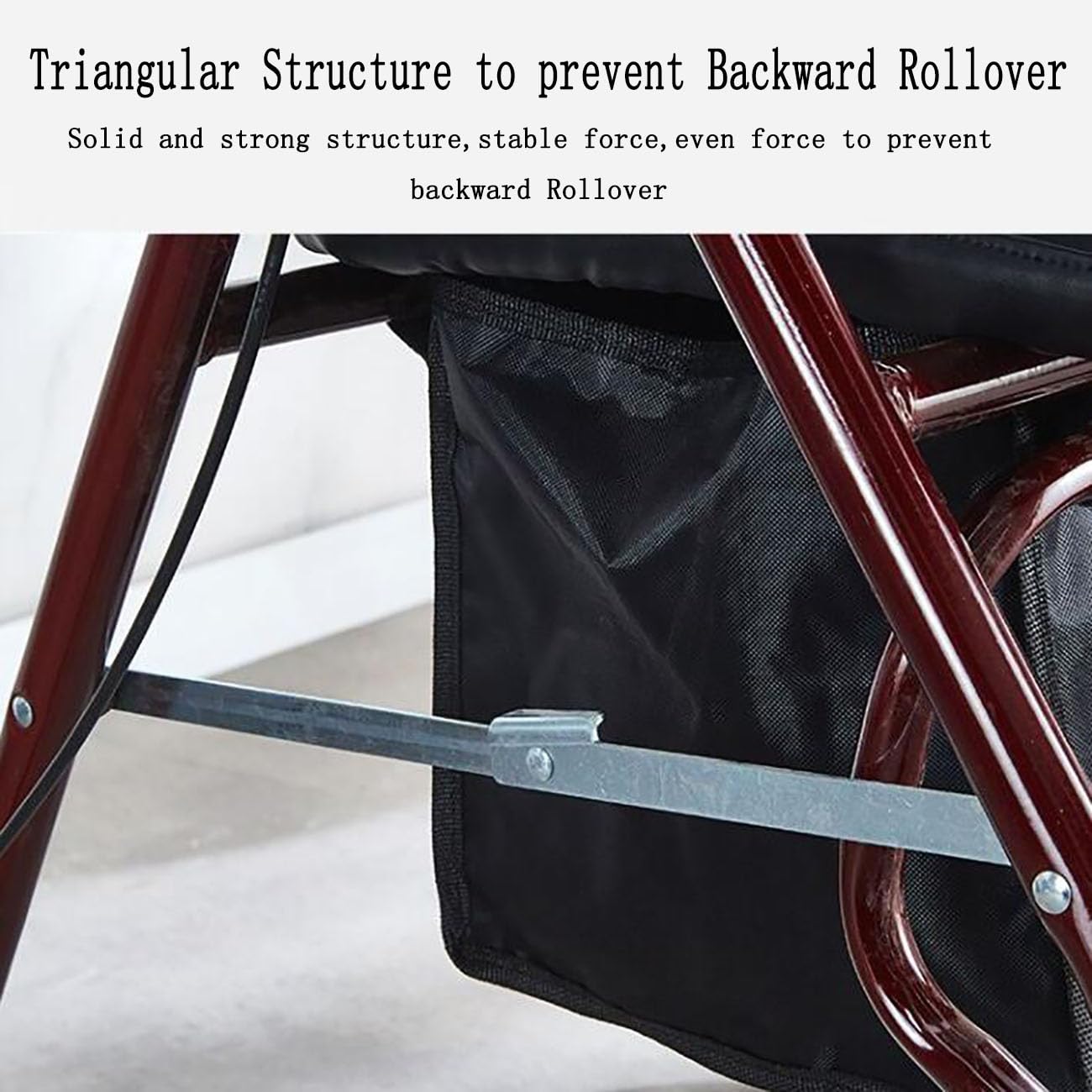 Deambulatore Ultraleggero Pieghevole,Carrellino per Anziani,Design del Freno A Mano,Carrello con Ruote Portatutto Spesa Portatile,Pedale Antiscivolo,Supporta Fino A 150 Libbre