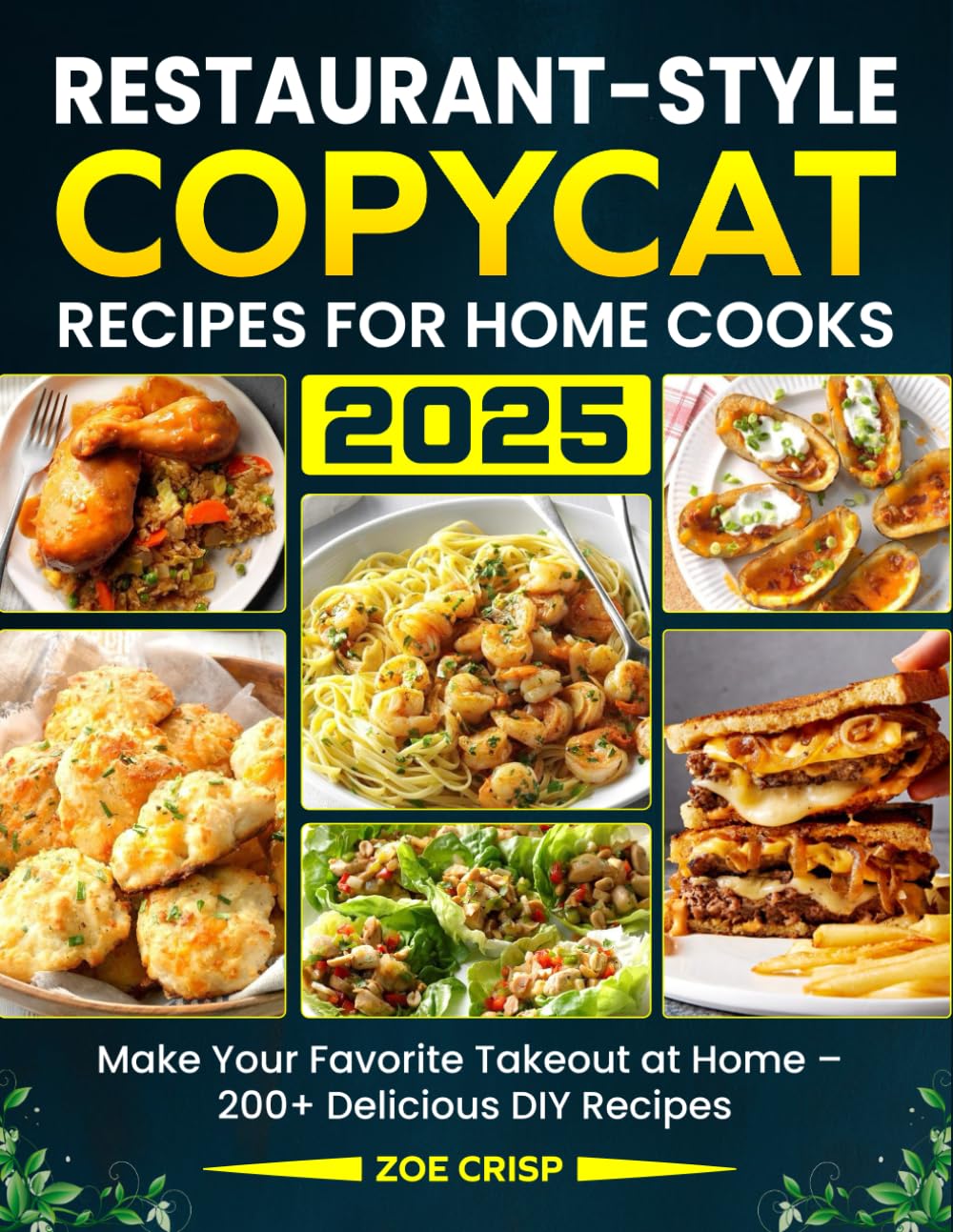 Restaurant-Style Copycat Recipes for Home Cooks 2025: Make Your Favorite Takeout at Home – 200+ Delicious DIY Recipes