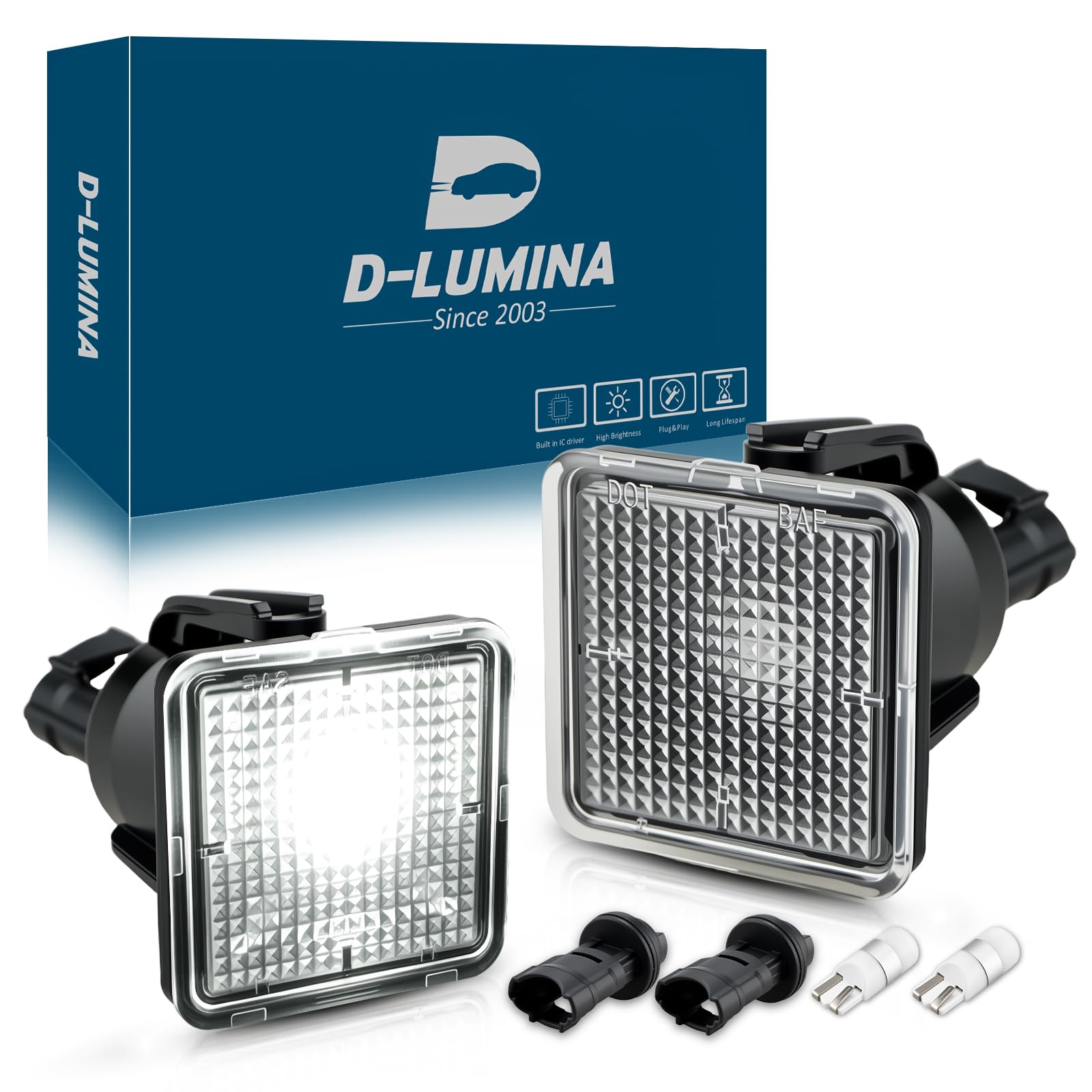 Amazon.com: D-Lumina LED License Plate Light Tag Lamp Housing with