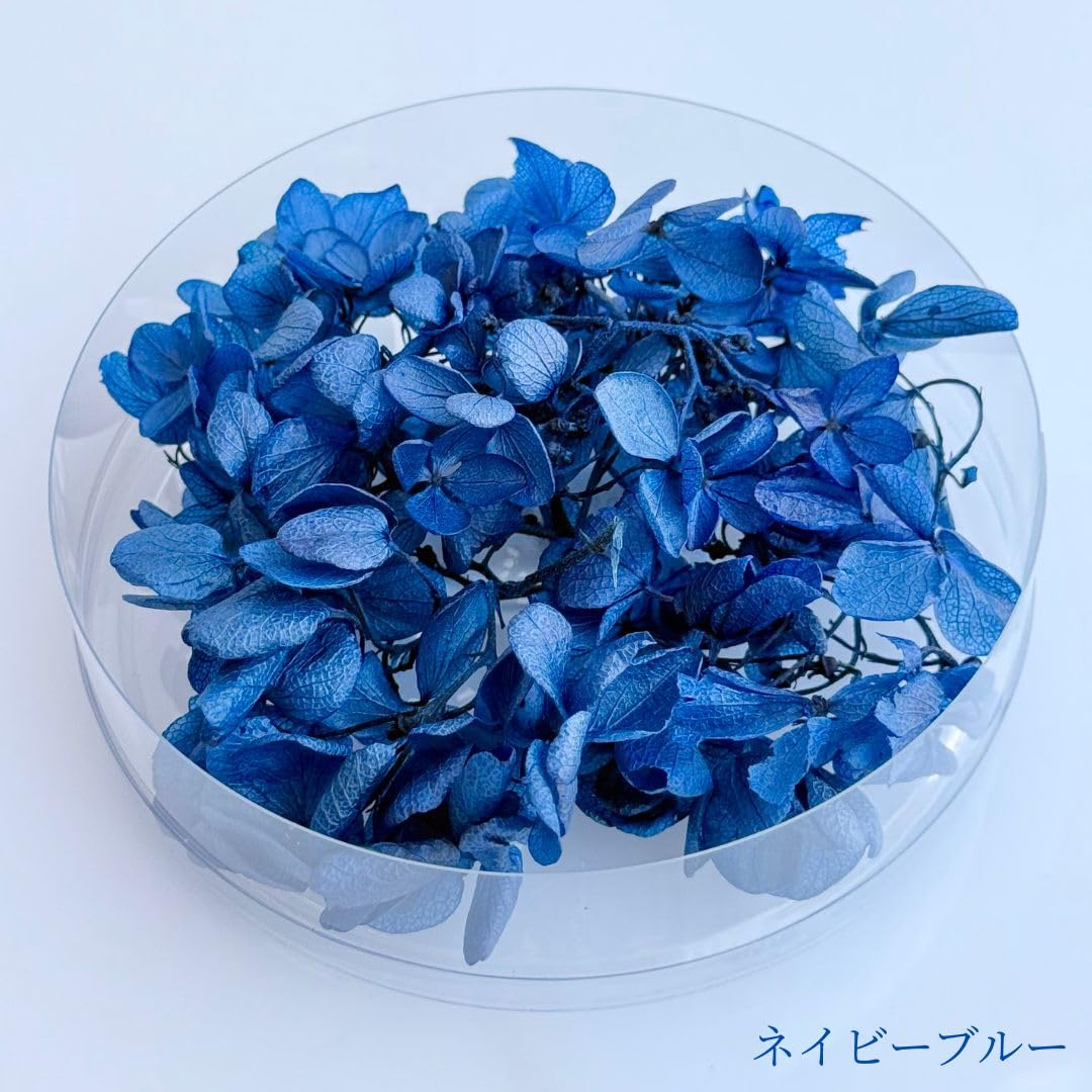 花材セット61点　ハーバリウム　ソフトアジサイ スミレカラー花材セット プリザーブドフラワー手芸クラフト ハー