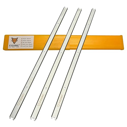 FOXBC Cuchillas cepilladoras de 13 pulgadas para cepilladora Ridgid R4331, R4330, reemplazo AC20502 - Juego de 3