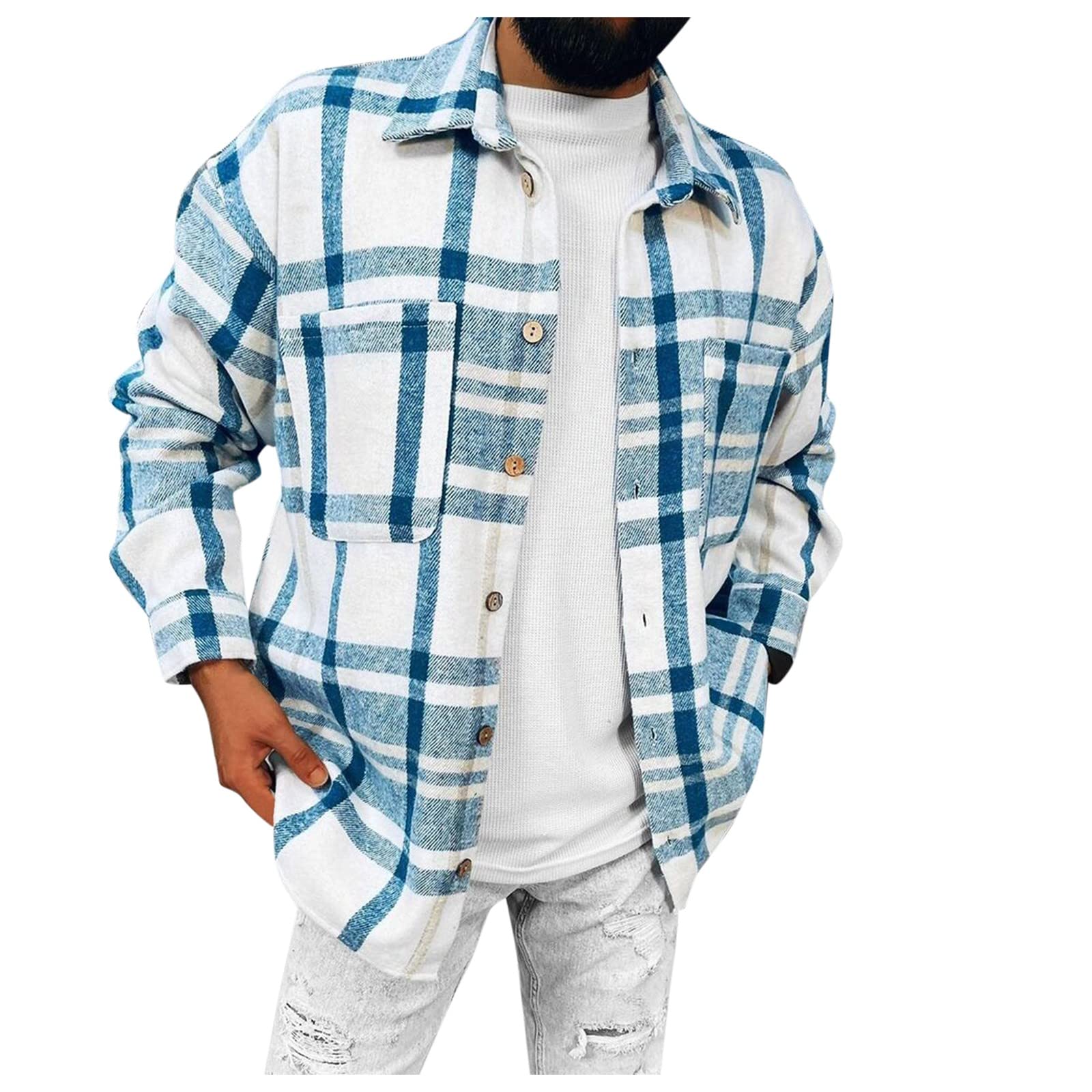 Camicia Uomo Scozzese Invernale