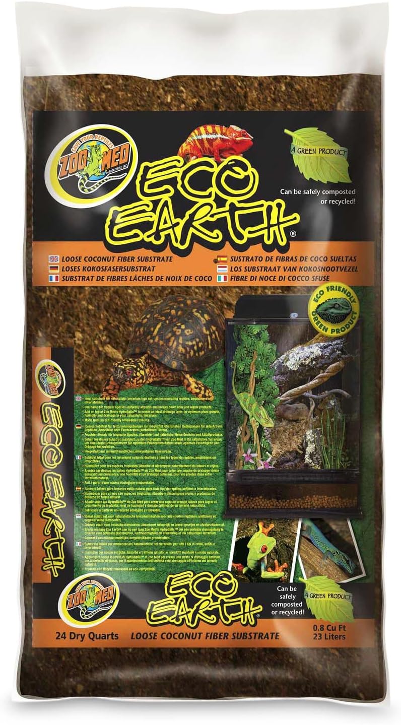 Zoo Med Eco Earth Loose Coconut Fiber Substrate 24 qts.
