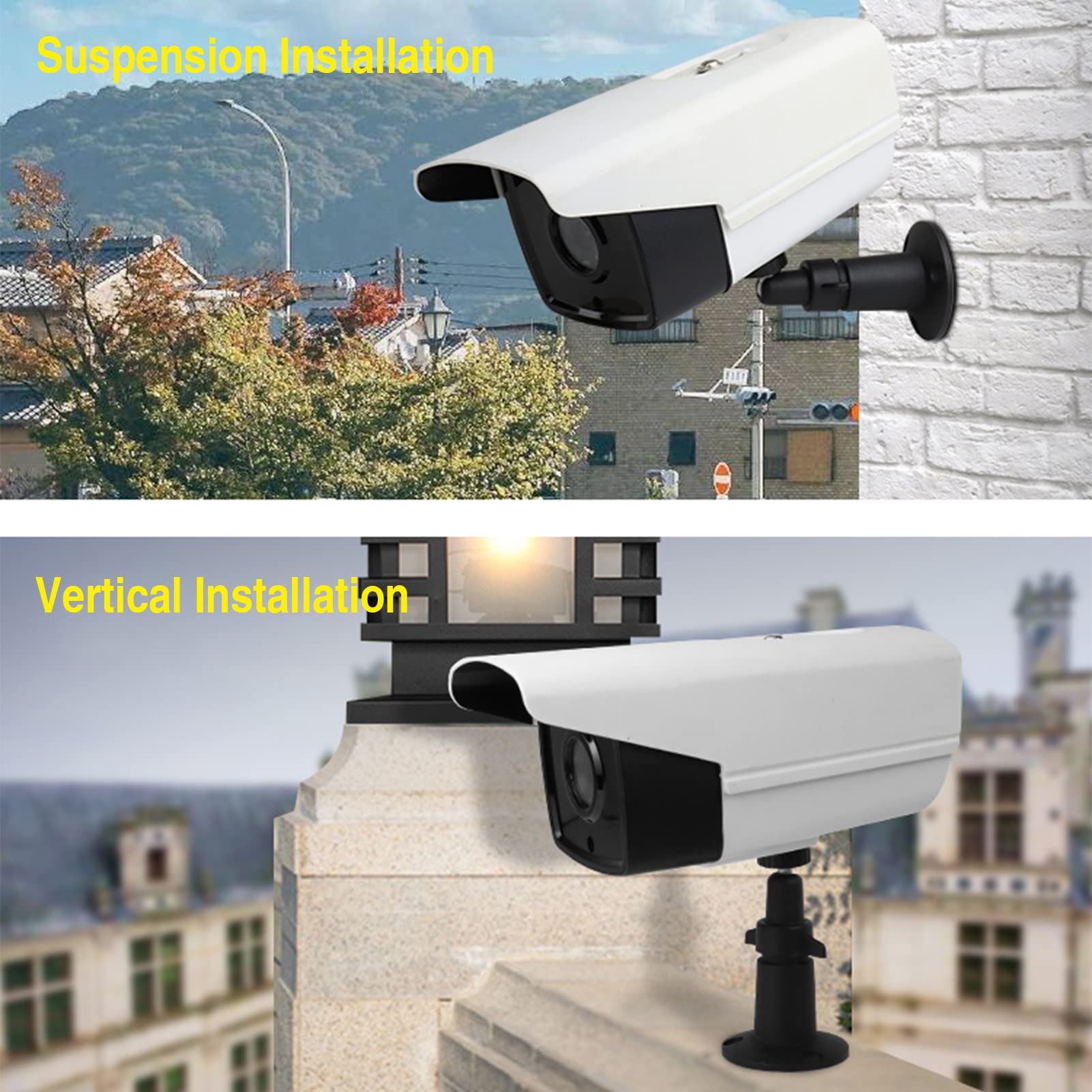 No-Drill Wall Mount For Ring Cameras - 360?? Adjustable Security Bracket For Indoor & Outdoor Use