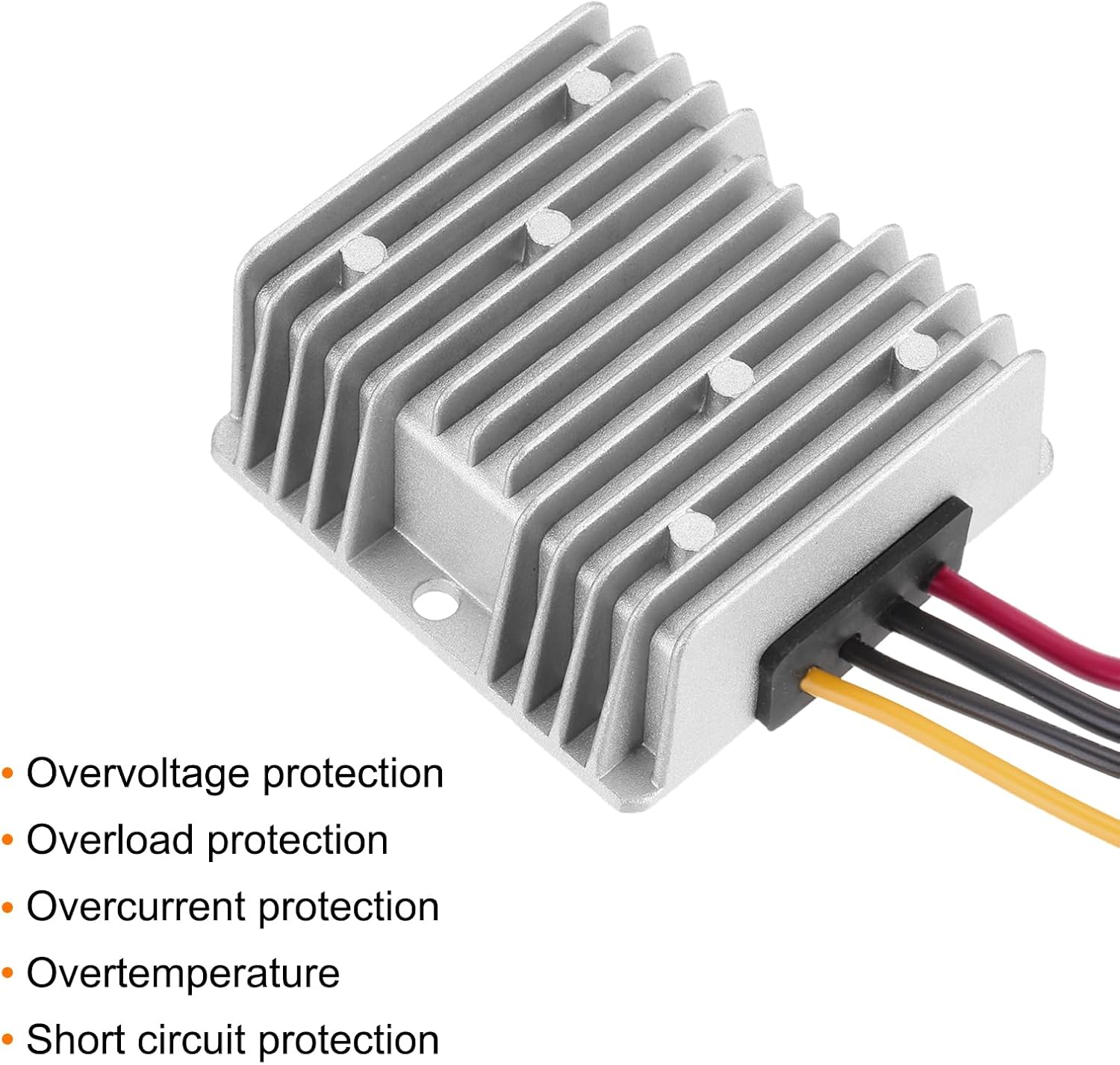 MECCANIXITY DC 8-40V to DC 13.8V Power Converter 10A 138W Voltage Regulator IP67 Waterproof Transformer Power Supply Module Power Adapter for Car Truck Solar System