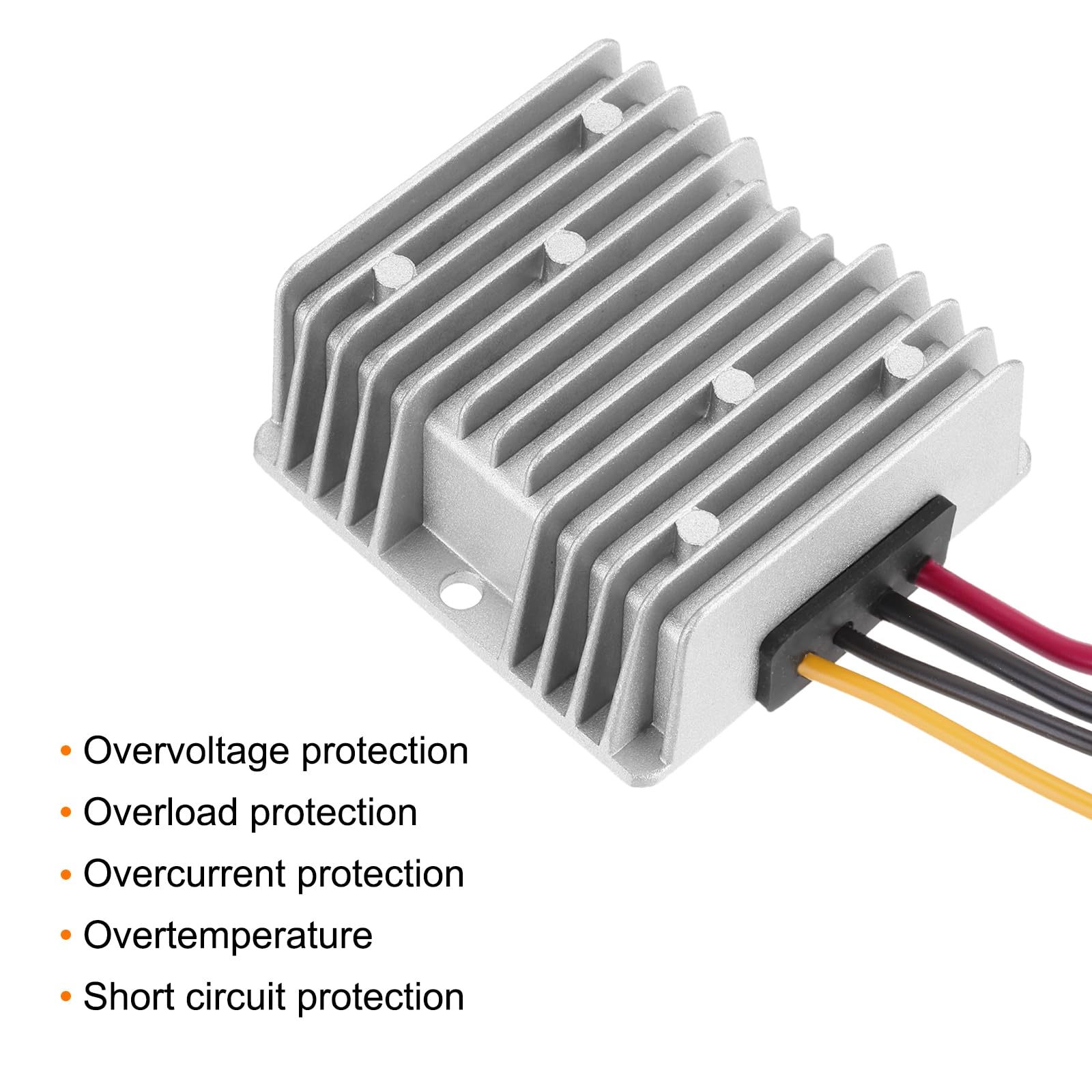 QUARKZMAN Convertisseur de Puissance Dc 24V à Dc 48V 5A 240W Étape Up Convertisseur Régulateur de Tension Transformateur Étanche Ip67 Module d'Alimentation Adaptateur d'Alimentation