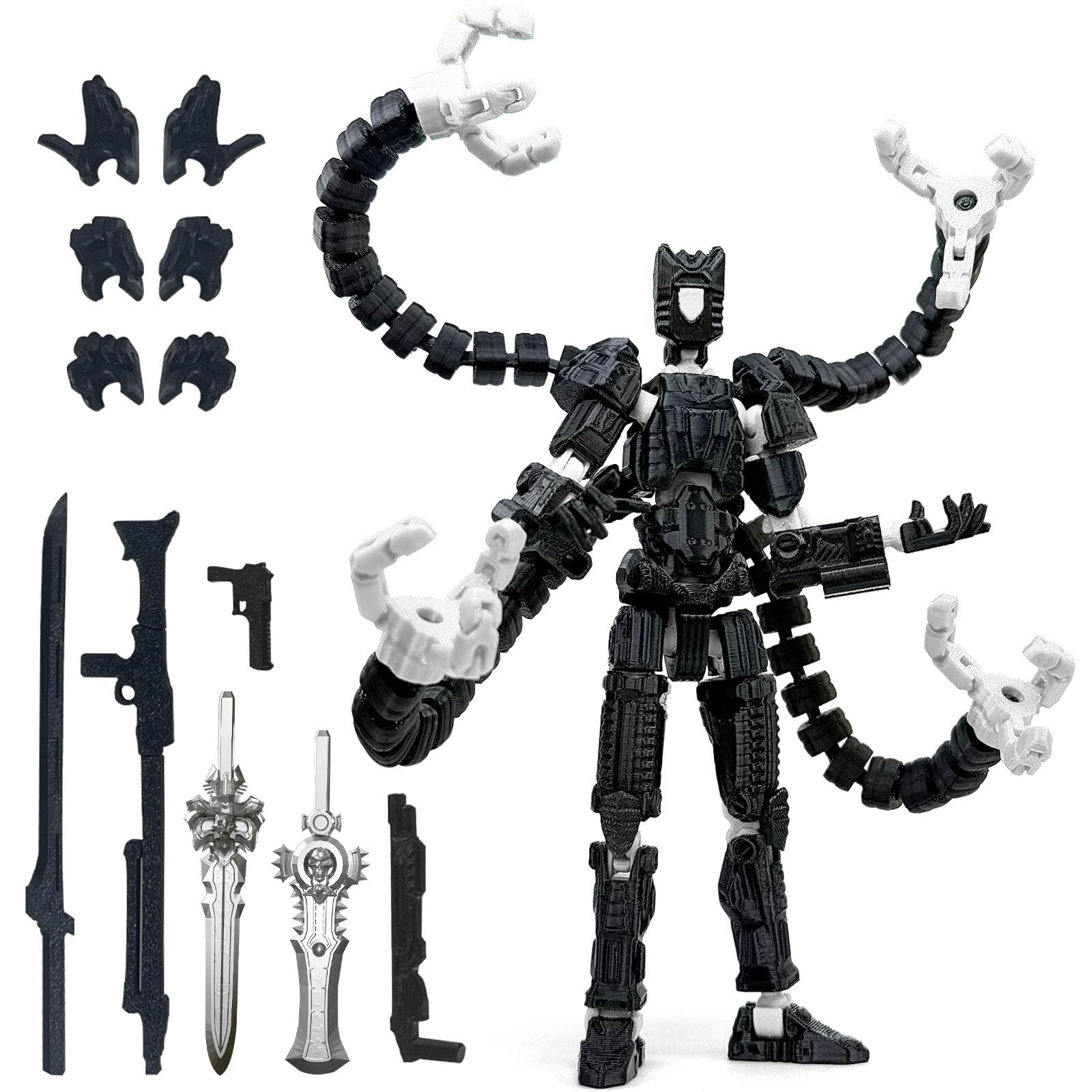 Amazon.com: Aesinos T13 Assembly Completed Action Figure 3D