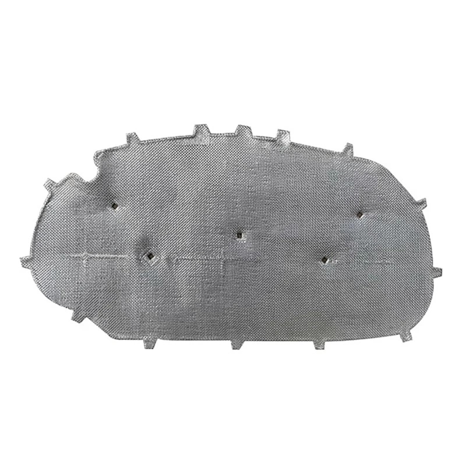 Himwqfuh Silver Car Hood Insulation Pad For Vw For Golf 6 For Golf 6 For Gti 1Pcs Car Front Hood Sound & Heat Insulation Cotton(Silver)