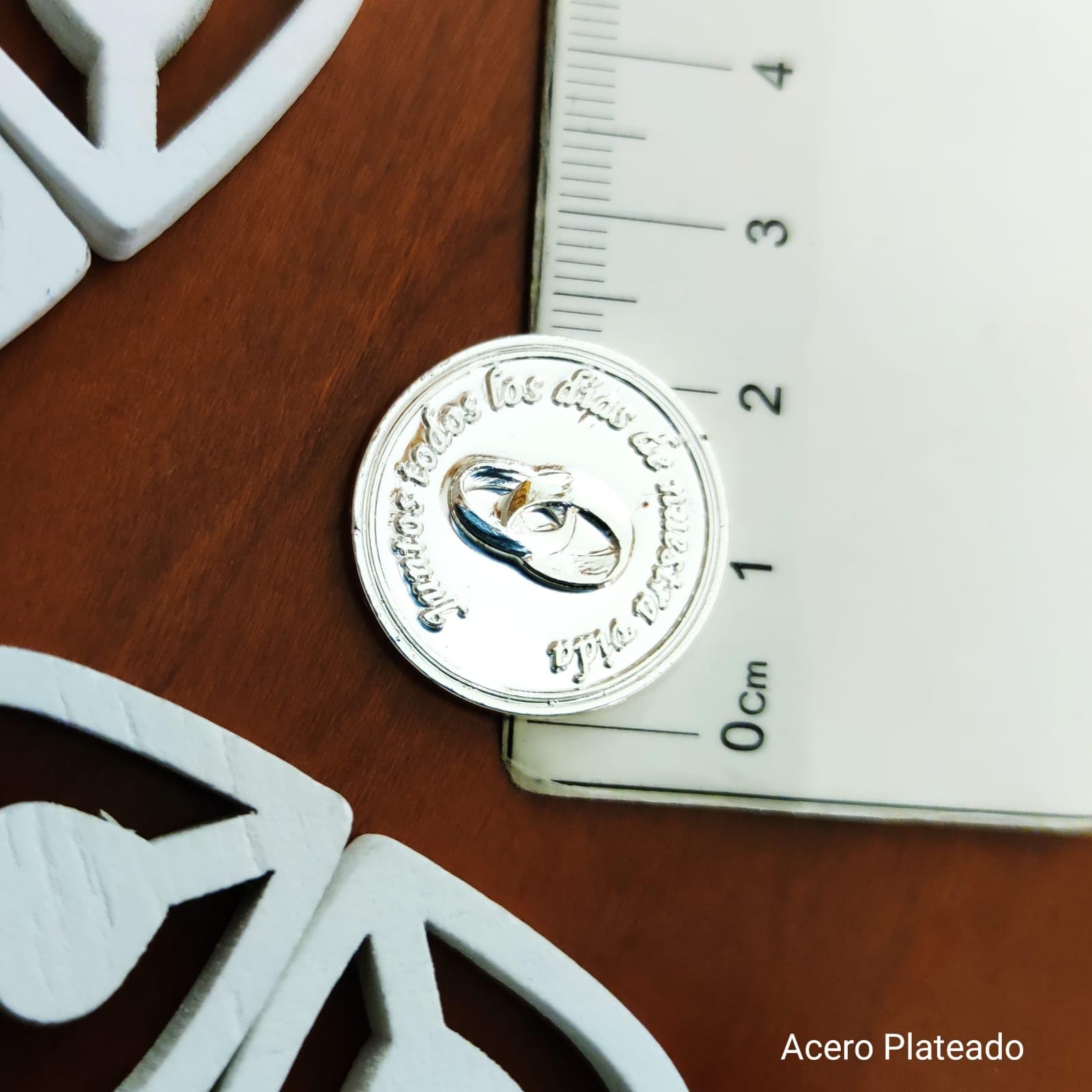 Arras de Acero Plateado 22mm + Bandeja + Estuche
