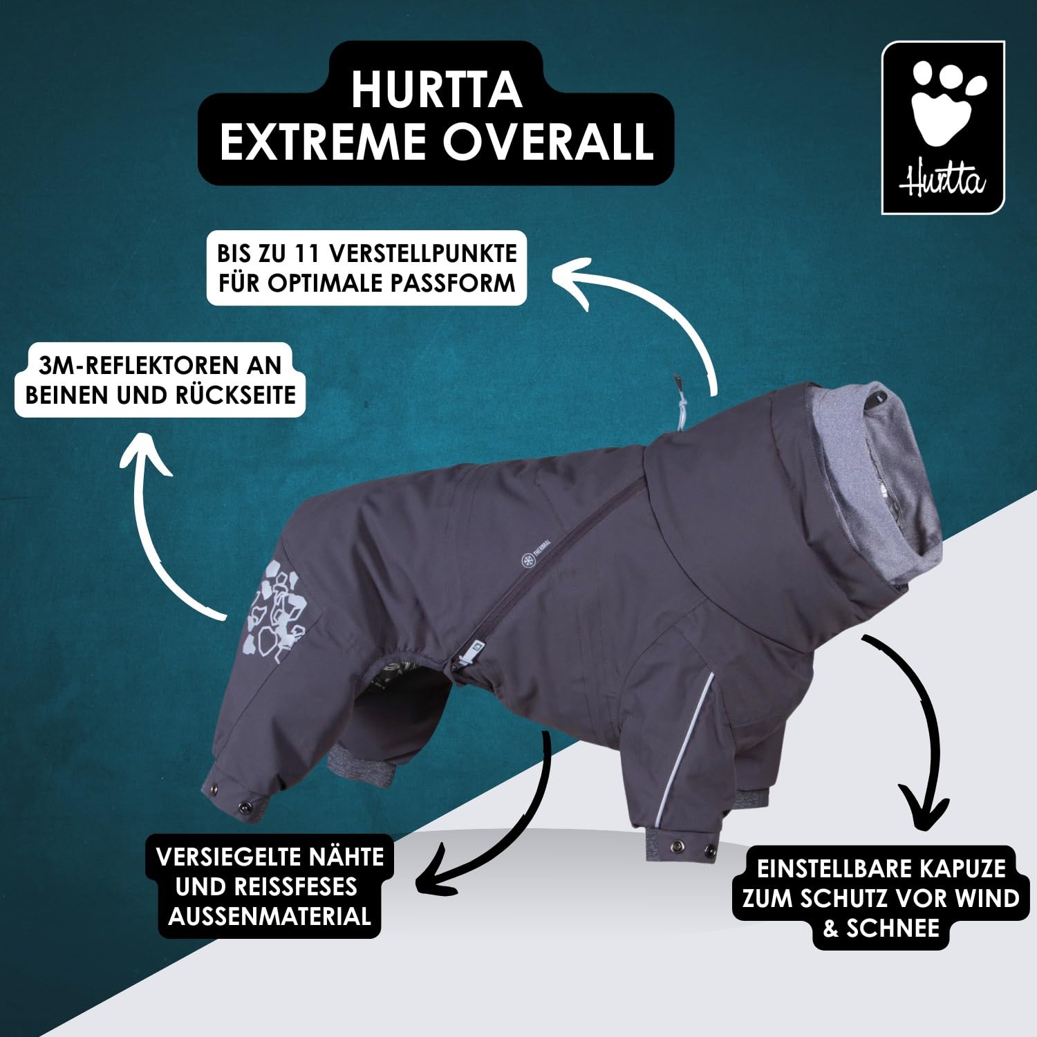 Amazon | フルッタ (Hurtta) エクストリームオーバーオール 犬用