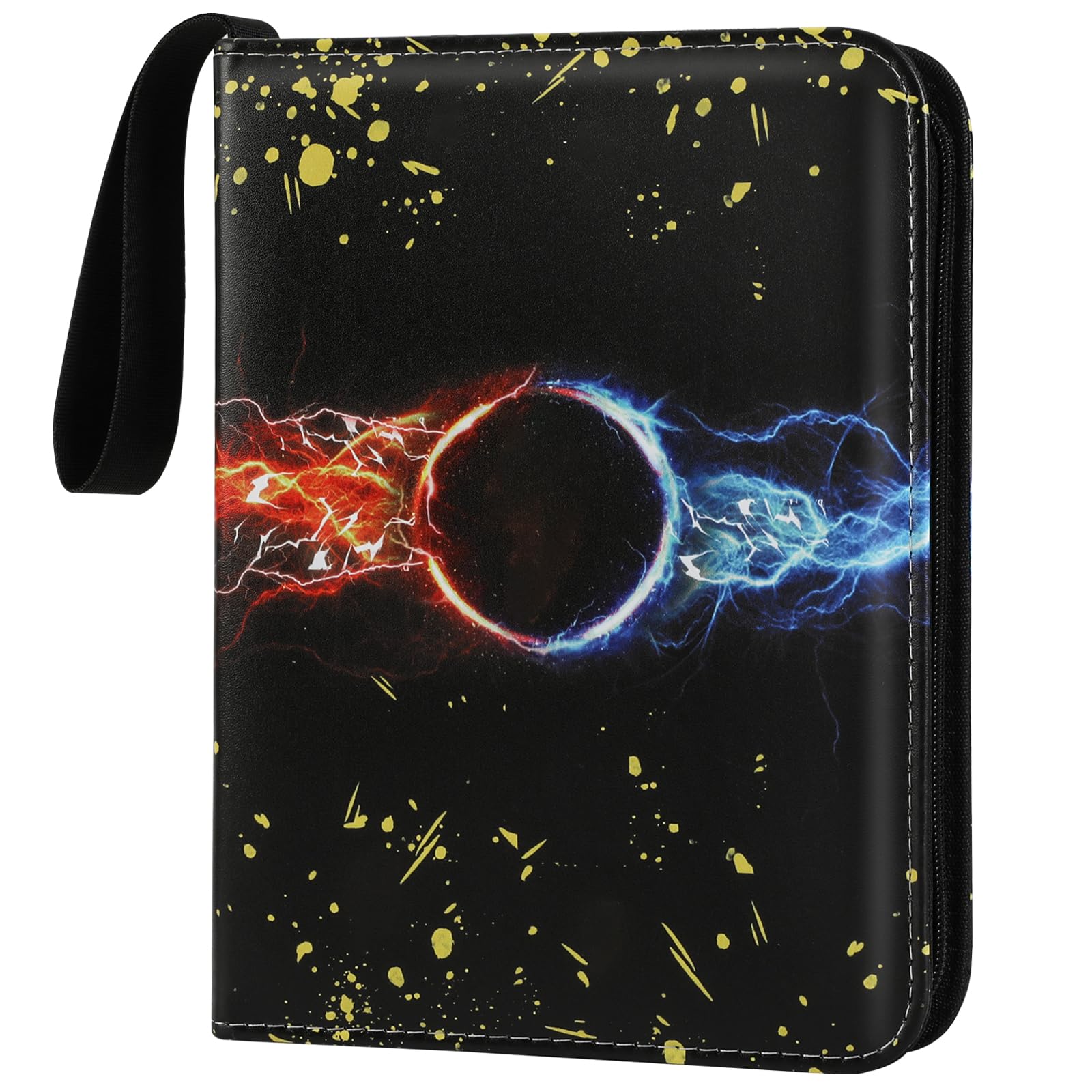 ANOVEL Card Binder for Trading Cards, 440 Pockets TCG Trading Card Binder 4 Pocket Card Holder Album Case with 55 Removable Sleeves,Gifts for Kids Children