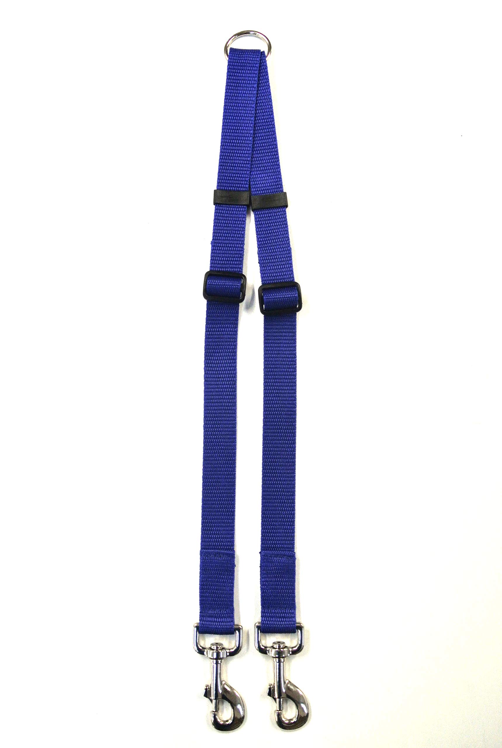 20mm Deluxe Coupler/Splitter Dog Lead Adjustable In (20mm, Royal Blue)