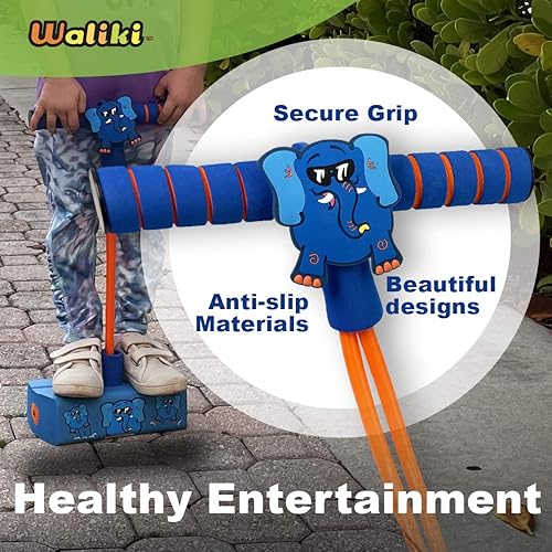 Miniatura 33 de WALIKI Foam Pogo Hopper Bull Jumper El mejor juguete para niños de 5 años Rojo