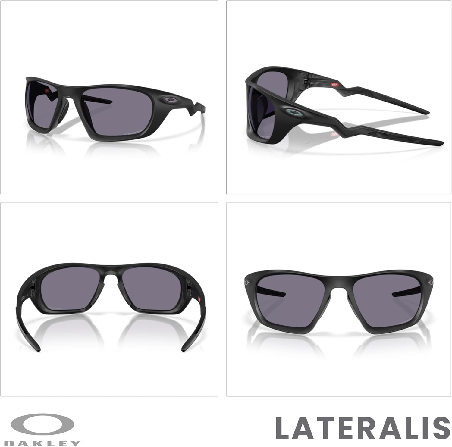 Oakley OO9431 Lateralis Rectangle Sunglasses For Men+ Bundle Accessory Leash Kit, Microfiber Pouch - Image 3