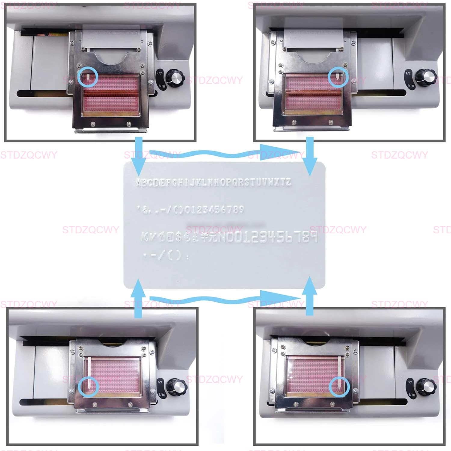 Maszyny do wytłaczania kart PVC, Drukarka do wytłaczania kart 72-znakowych, Prasa do kart PVC i aluminiowych, Maszyna do tłoczenia folią na gorąco, Ręczna maszyna do wytłaczania ka