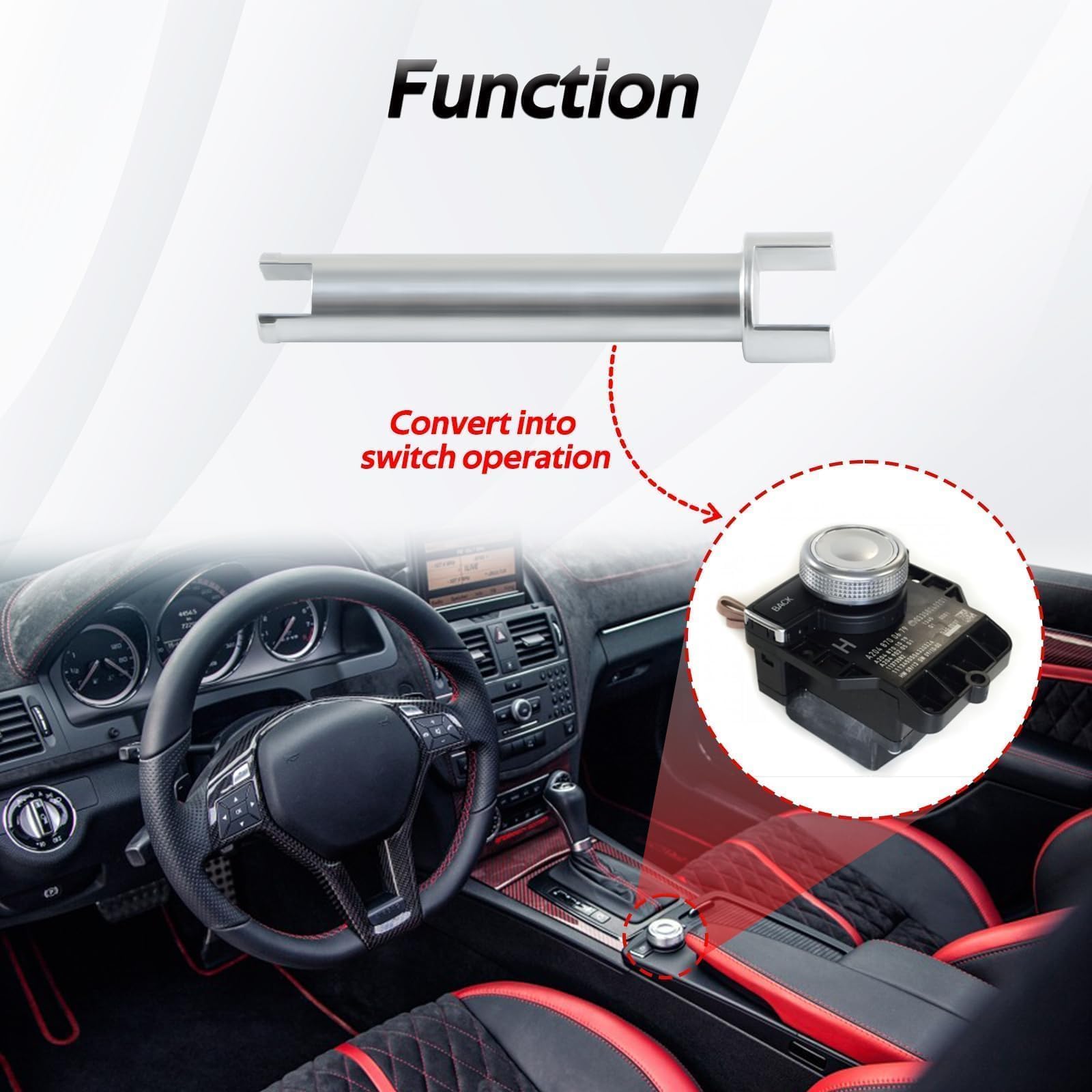 Auto Reparatie Set voor Comand Controller Draaischakelaar Knop Scroll Knop As voor W204 X204 W212