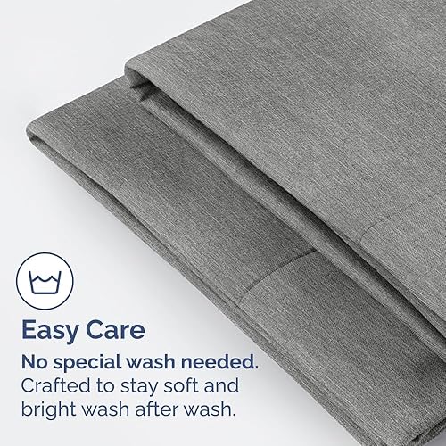 Miniatura 5 de Juego de 4 fundas de almohada de tamaño Queen, paquete de 4 fundas de almohada extrasuaves, fundas de almohada de lujo para hotel, lavables a