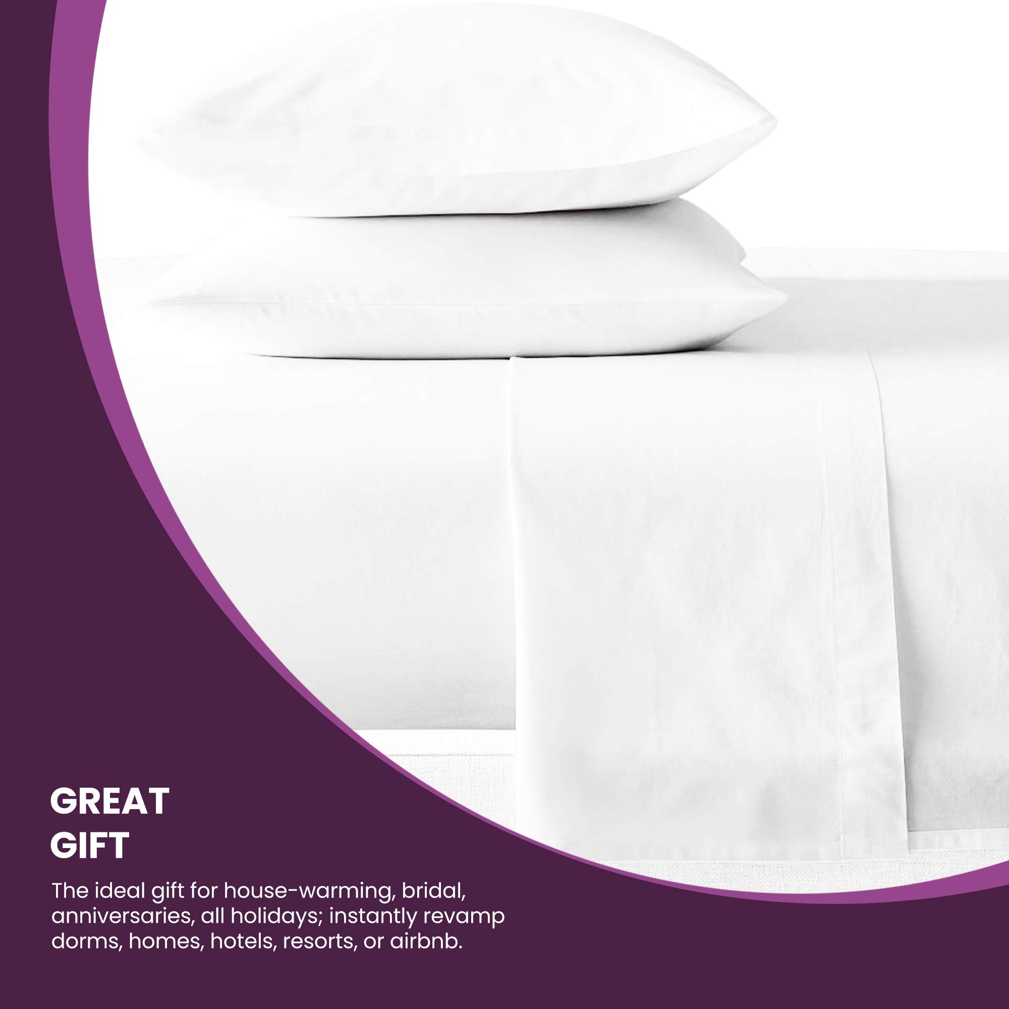 Combed Cotton, 300 Thread Count; DeepFitting Pocket, Soft & Smooth 3