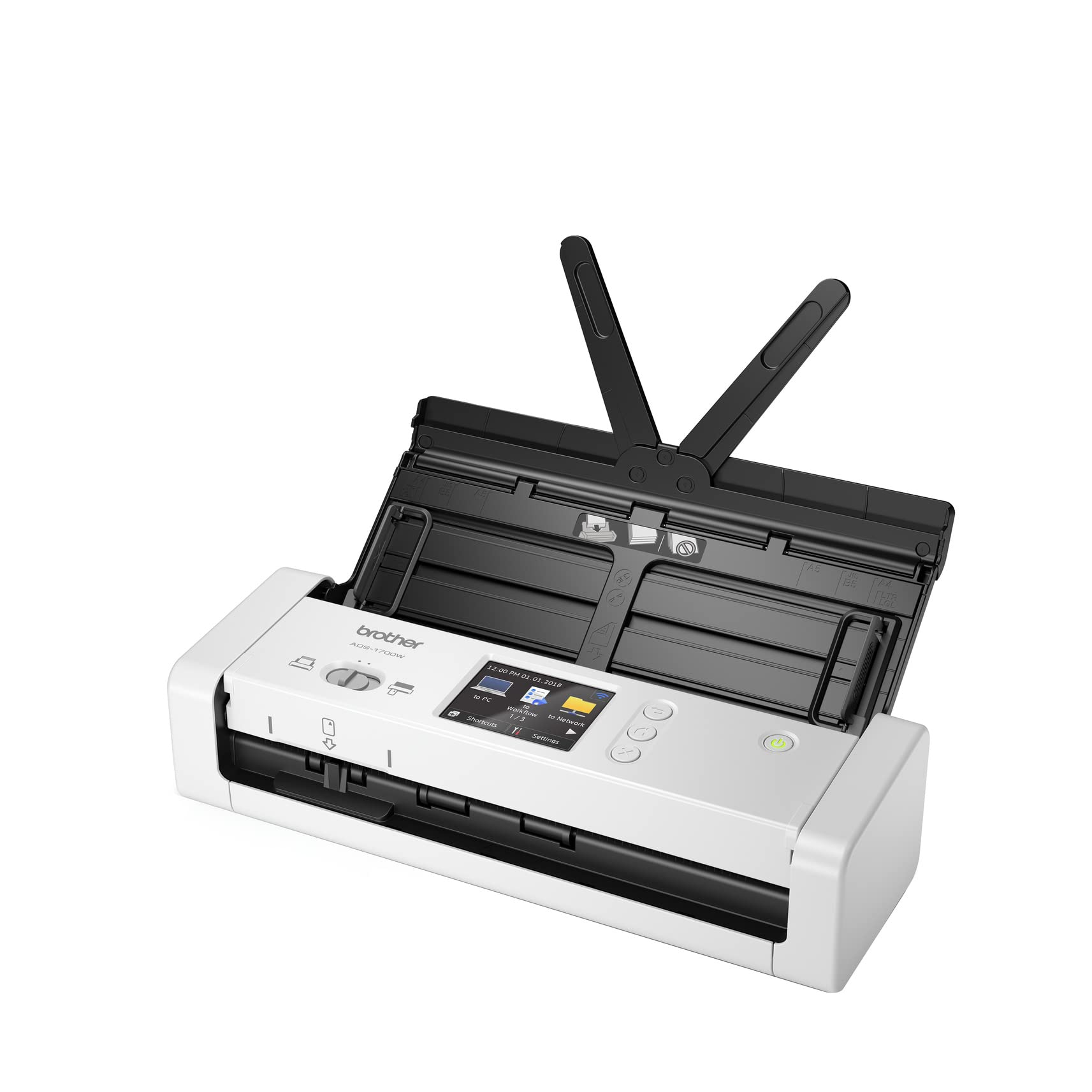 BROTHER ADS-1700W *NEW* COMPACT DOCUMENT SCANNER with Touchscreen