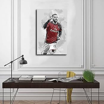 Amazon｜フットボール選手テオエルナンデス壁の装飾の絵画