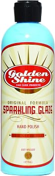 Golden Shine Sparkling Glaze Automotive Paint Polish, Enhance Paint Shine, 16 Ounce Bottle 54016